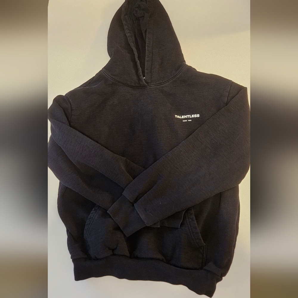TALENTLESS Black Hoodie- Lg